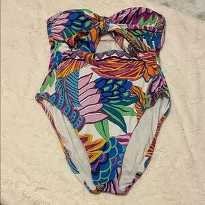 Trina Turk Multicolor Floral One Piece Swimsuit